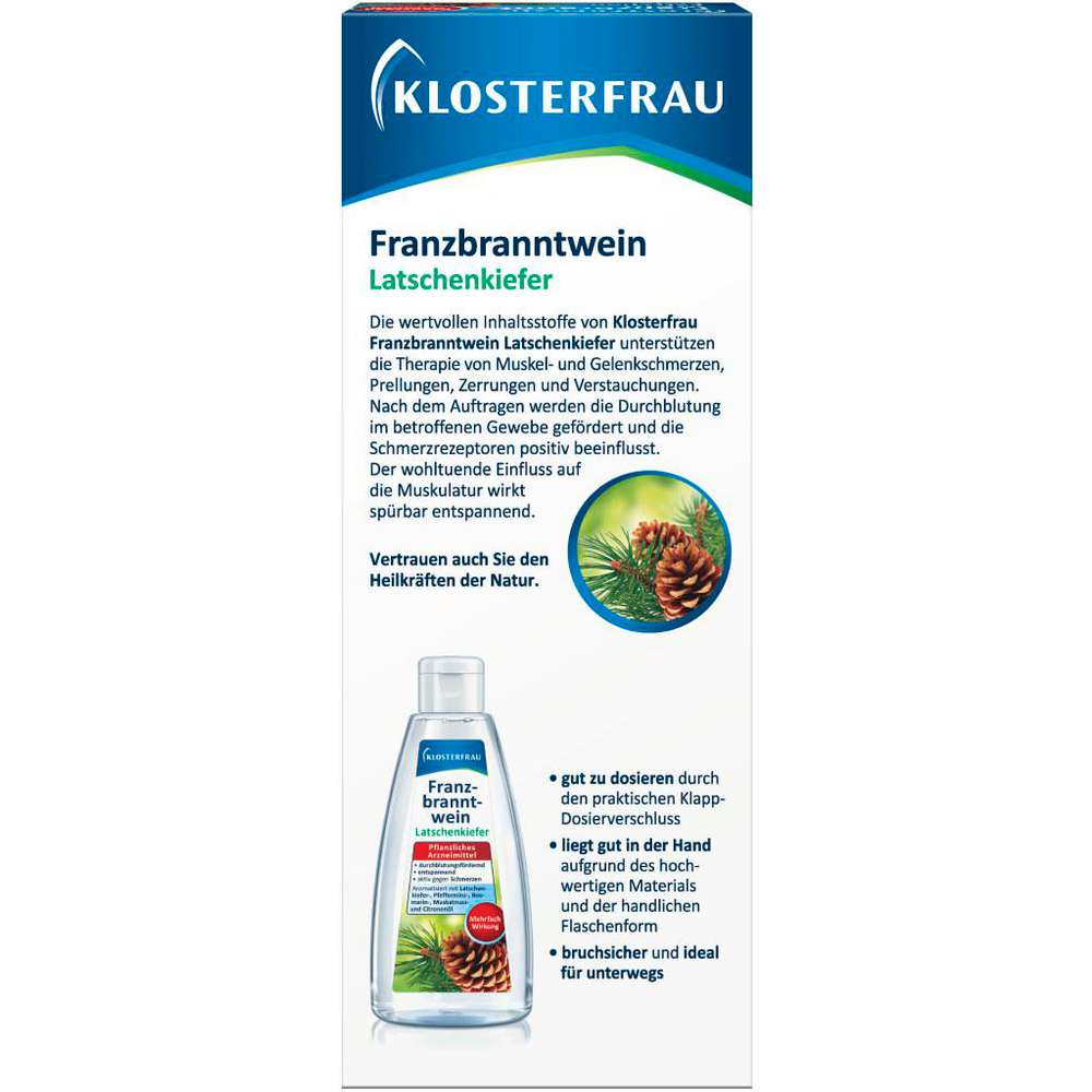 Produktabbildung Klosterfrau Franzbranntwein Latschenkiefer