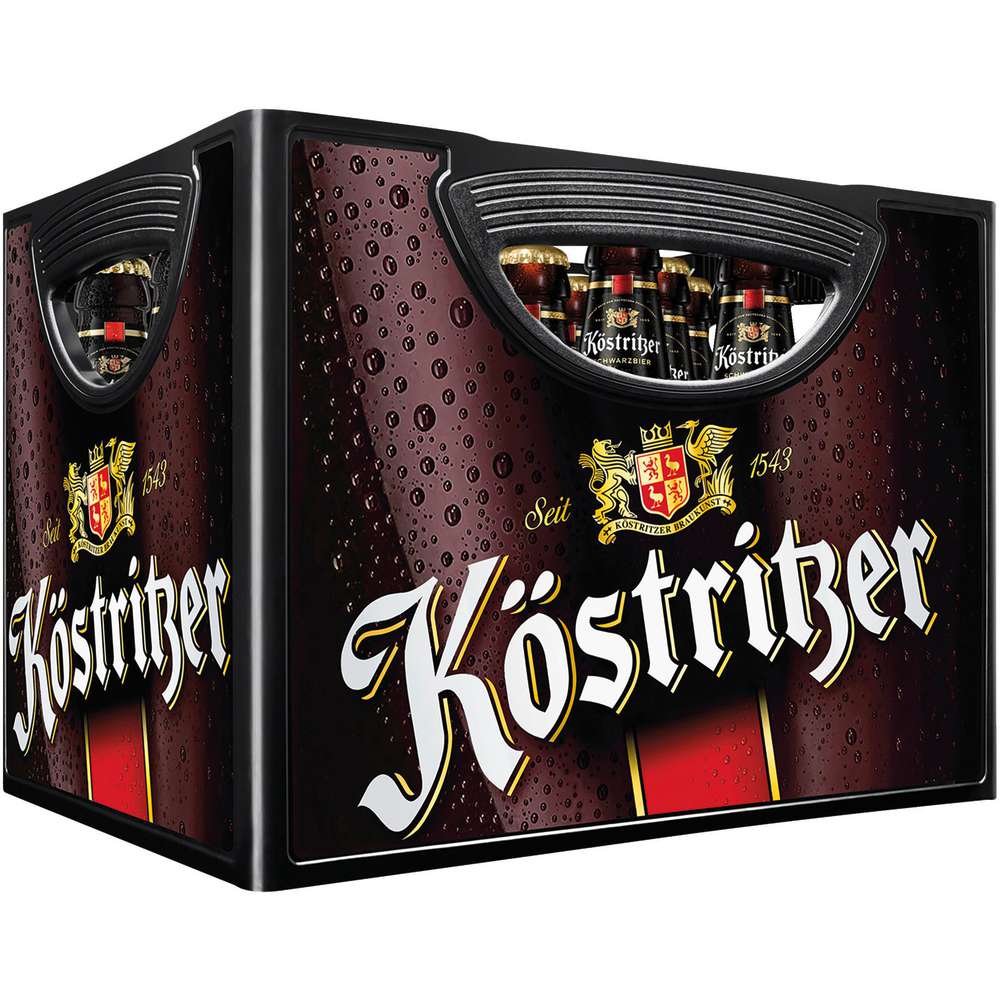 Produktabbildung Köstritzer Schwarzbier, 4,8 % (20x 0,500 Liter)