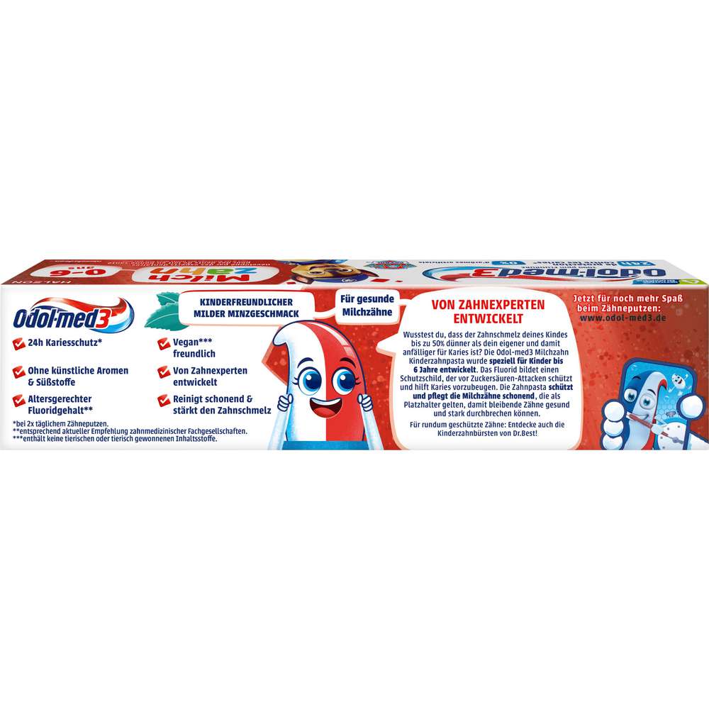 Produktabbildung Odol Med 3 Zahncreme Milchzahn