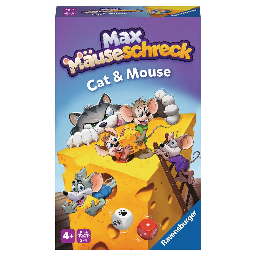 Produktabbildung Ravensburger Mitbringspiel May Mäuseschreck, Cat & Mouse