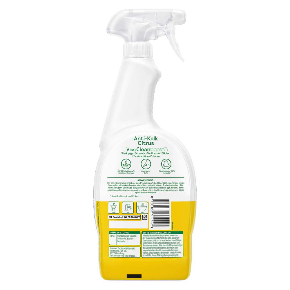 Produktabbildung Viss Bad & Duschreiniger, Anti-Kalk, Citrus