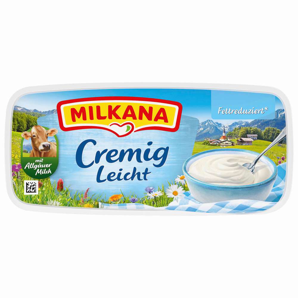 Produktabbildung Milkana Schmelzkäse Cremig Leicht