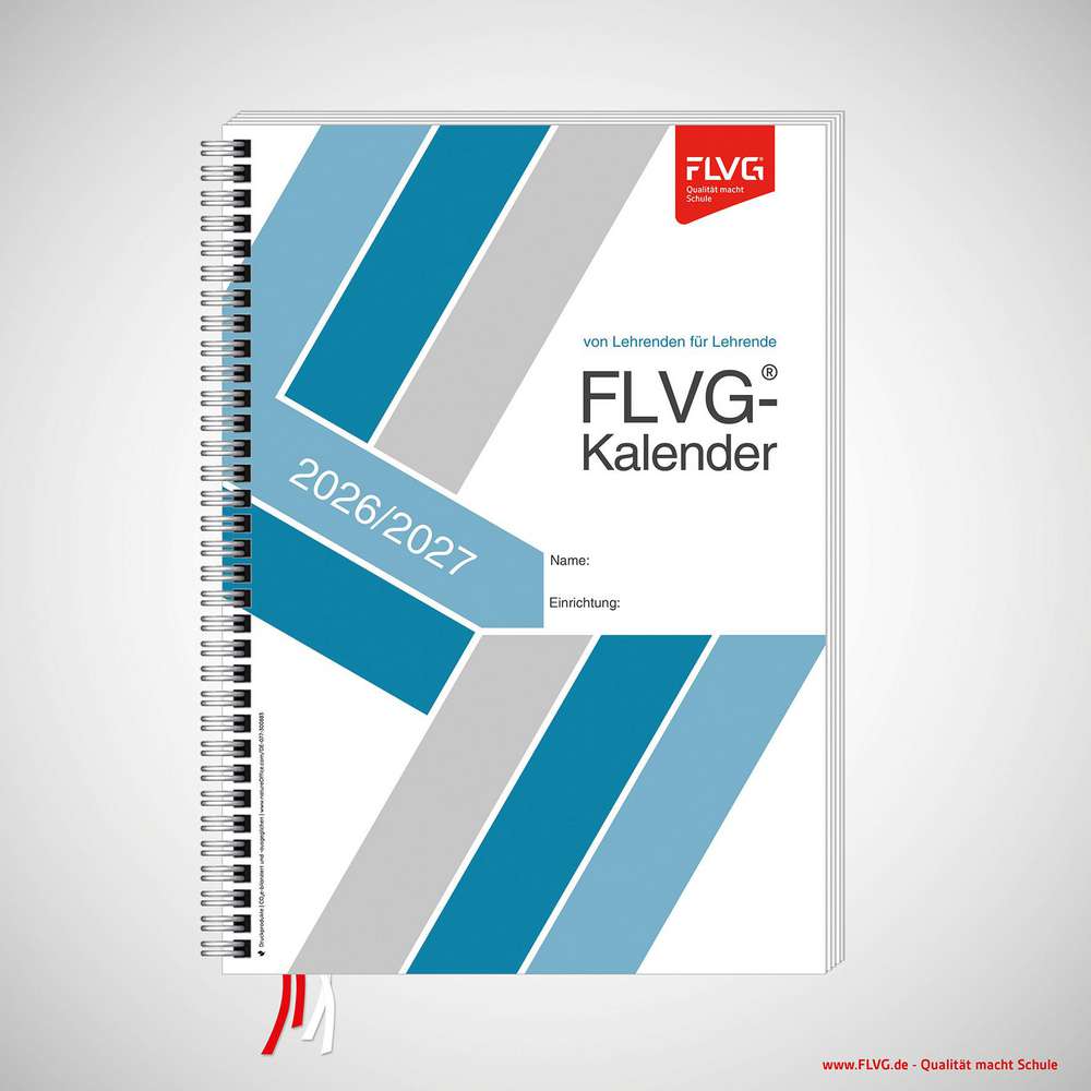 Produktabbildung FLVG Lehrerkalender A5, 2026/ 2027