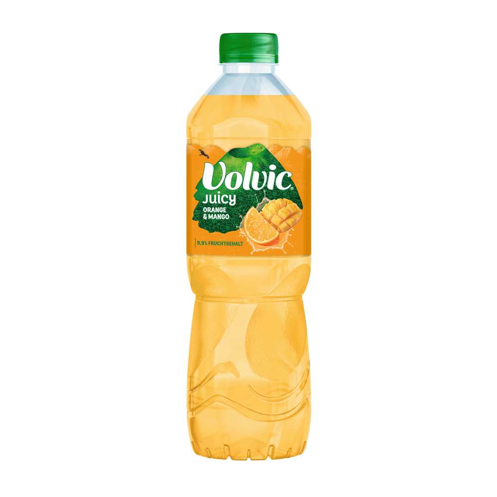 Produktabbildung Volvic Mineralwasser Juicy, Orange-Mango-Geschmack, Naturell
