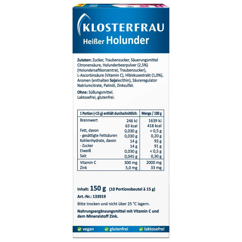 Produktabbildung Klosterfrau Broncholind, Heißer Holunder