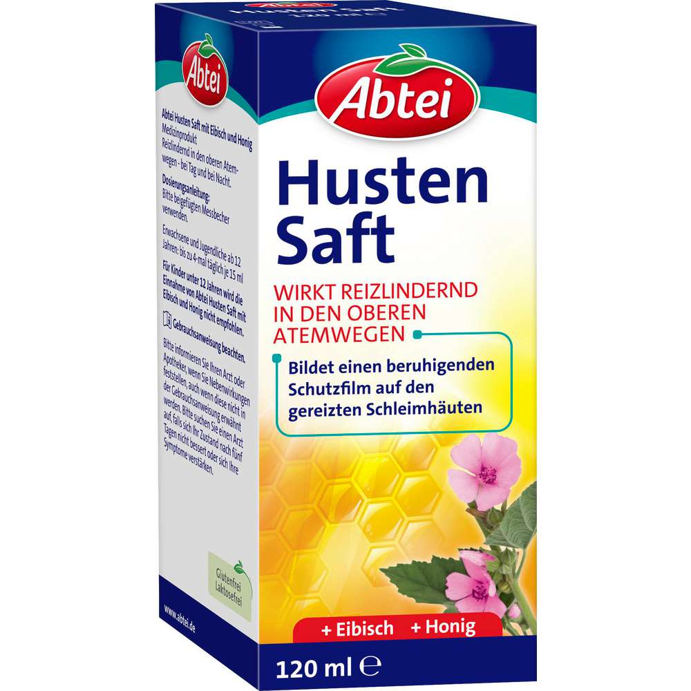 Produktabbildung Abtei Hustensaft Eibisch Honig