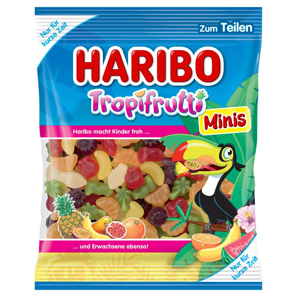 Produktabbildung Haribo Fruchtgummi Tropifrutti Minis