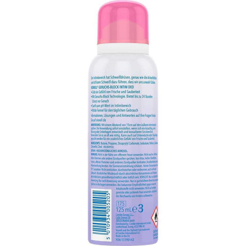 Produktabbildung Vionell Intim Deo, Geruchsblock