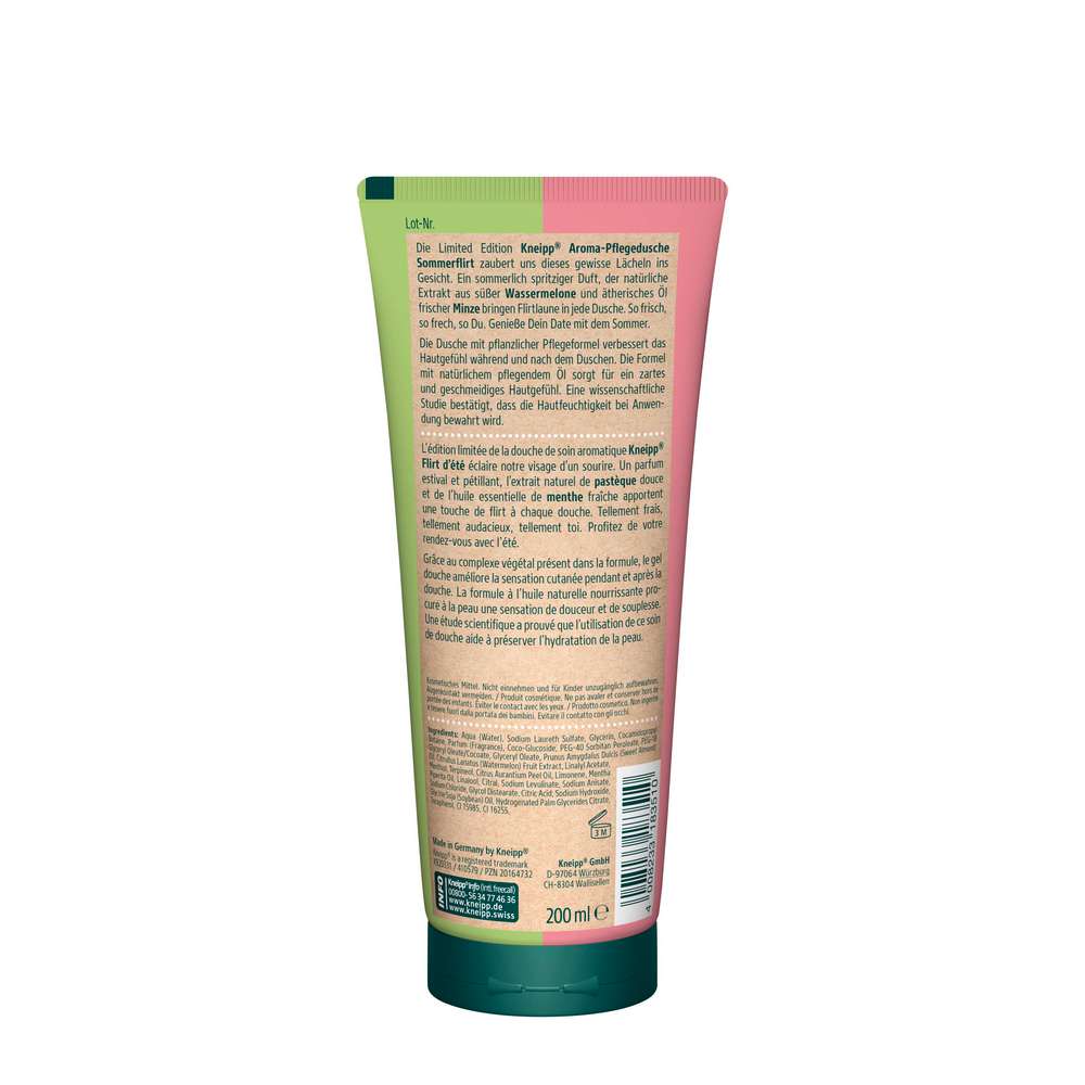 Produktabbildung Kneipp Aroma-Pflegedusche Sommerflirt, Wassermelone-Minze