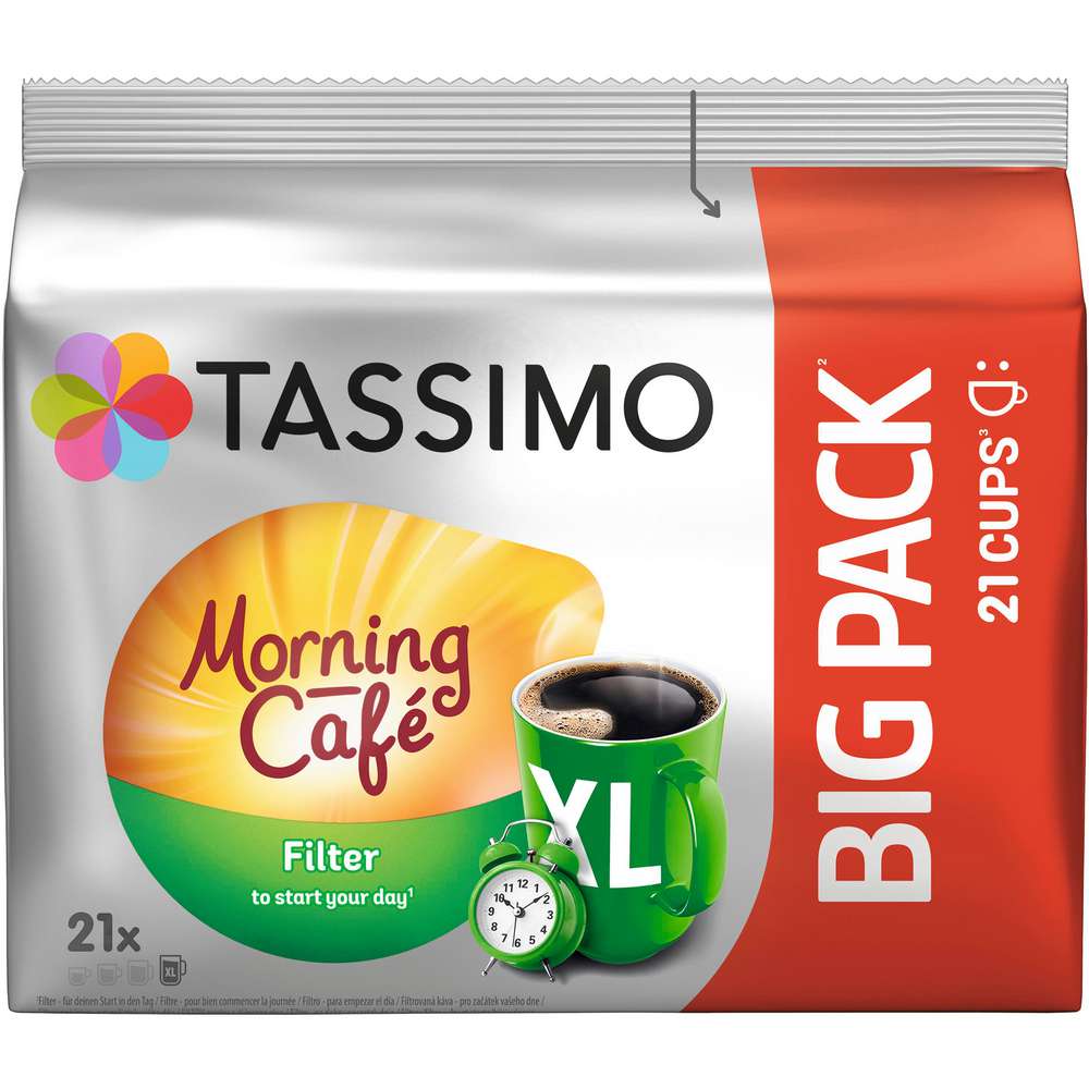 Produktabbildung Tassimo Kaffee Kapseln Morning Café XL