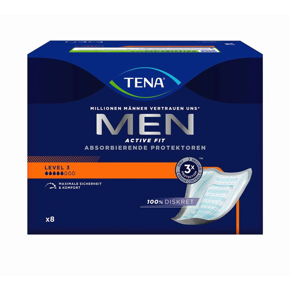 Produktabbildung Tena Inkontinenz Einlage für Männer - 8 Stück