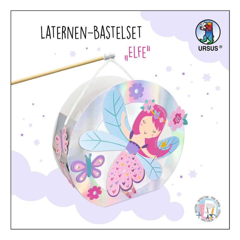 Produktabbildung Ursus Laternen-Bastelset Elfe