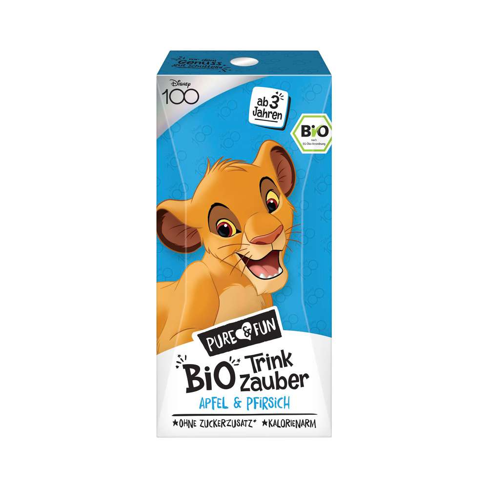 Produktabbildung Pure & Fun Bio Trinkzauber Donald Duck, Apfel-Pfirisich