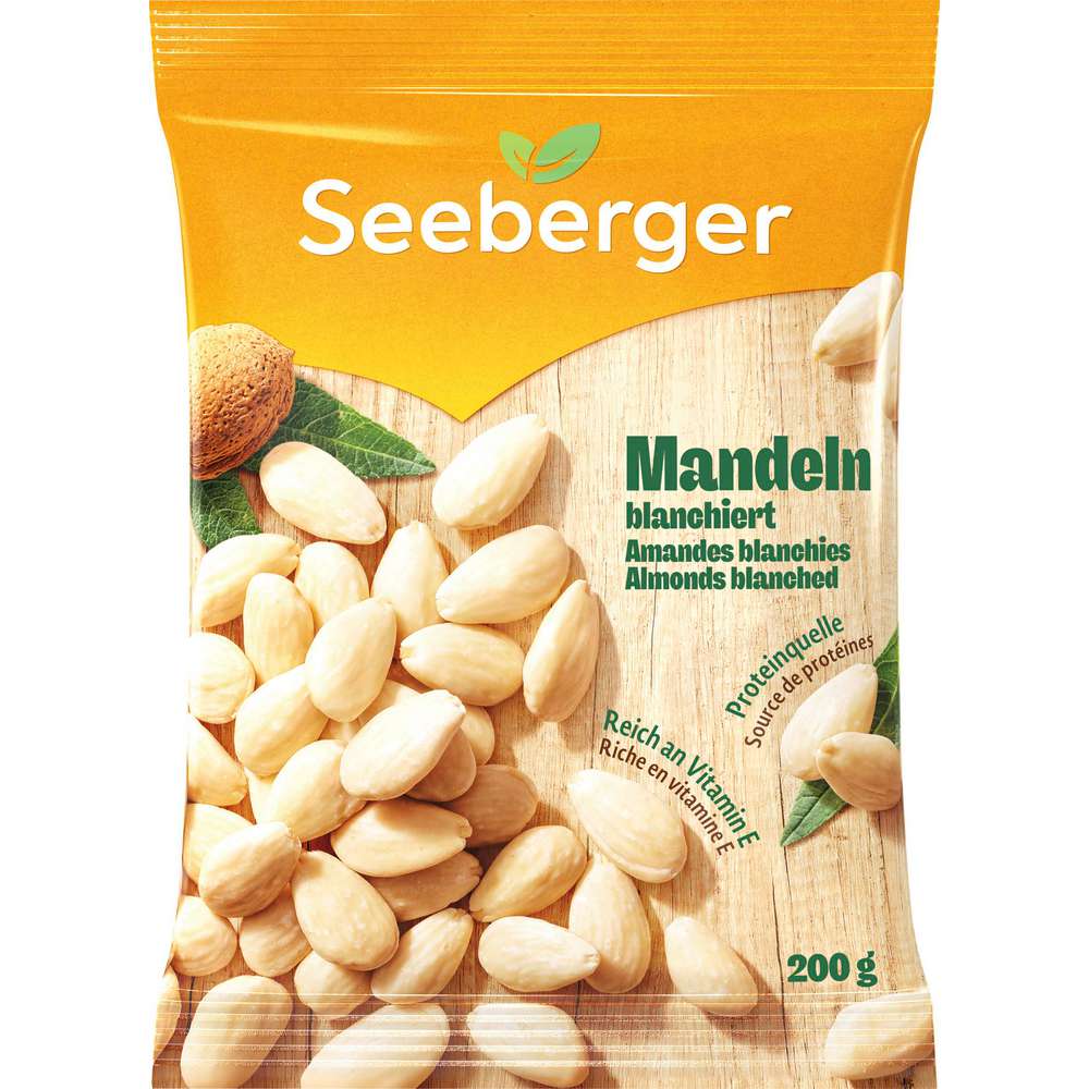 Produktabbildung Seeberger Mandeln, blanchiert