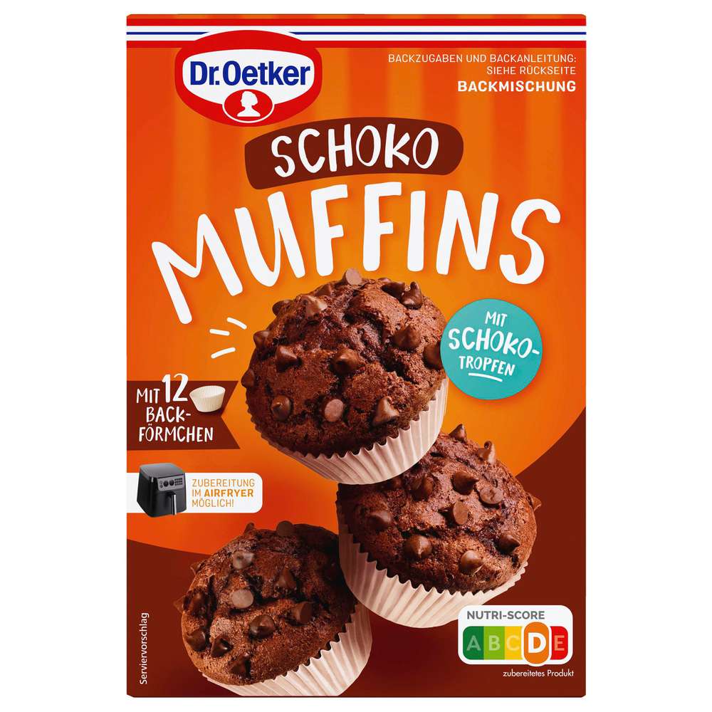Produktabbildung Dr. Oetker Backmischung Schoko Muffins