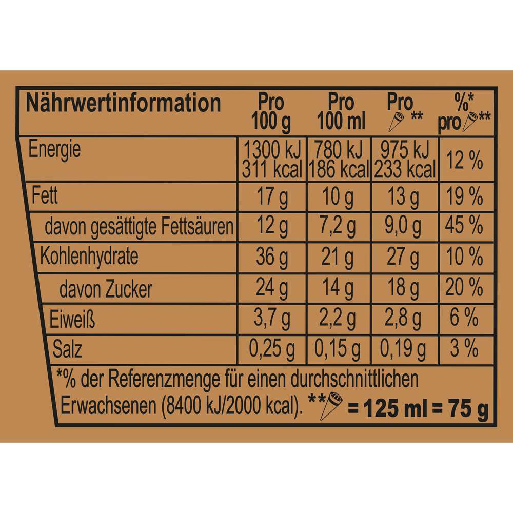 Produktabbildung Langnese Waffeleis Cornetto, Haselnuss