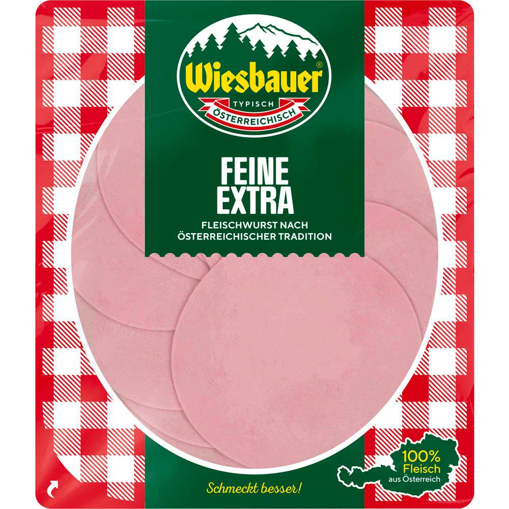 Produktabbildung Wiesbauer Fleischwurst Feine Extra