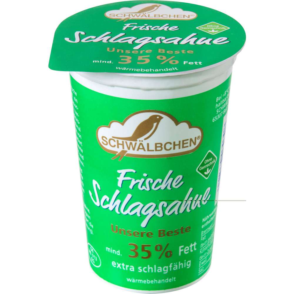 Produktabbildung Schwälbchen Schlagsahne Unsere Beste, 35% Fett