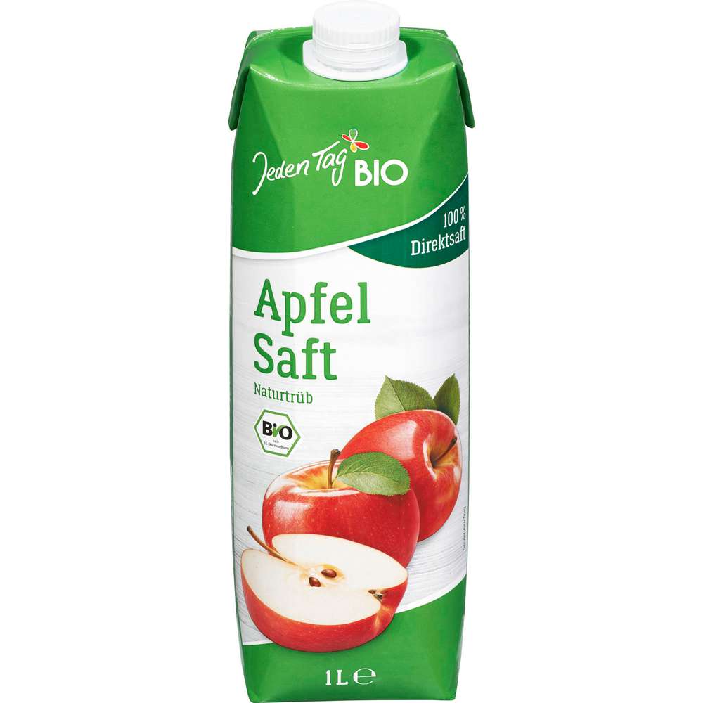 Produktabbildung Jeden Tag Bio Apfelsaft, naturtrüb
