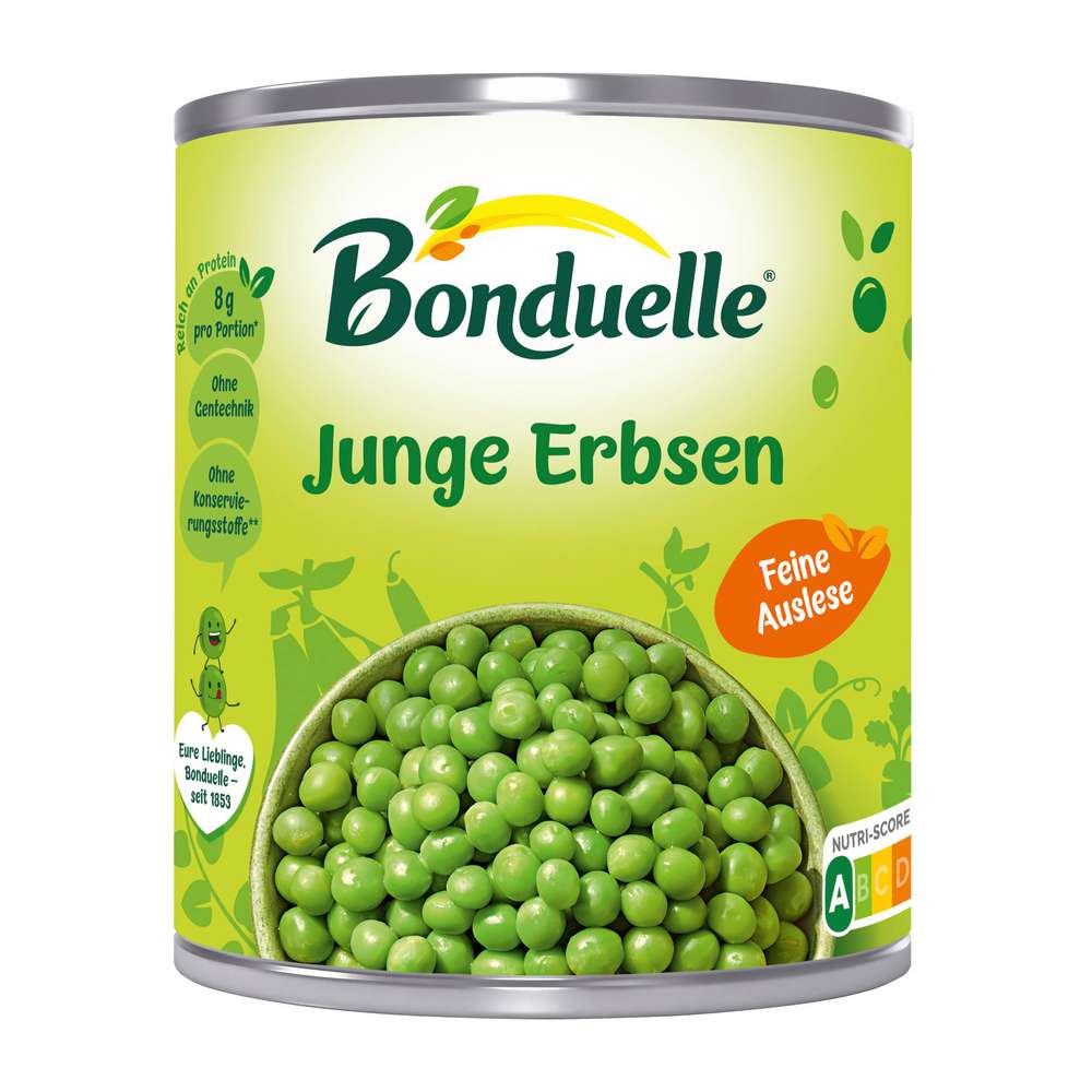 Produktabbildung Bonduelle Junge Erbsen, Feine Auslese
