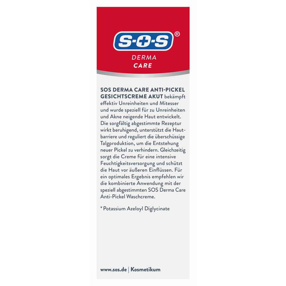 Produktabbildung SOS Gesichtscreme Anti-Pickel Akut