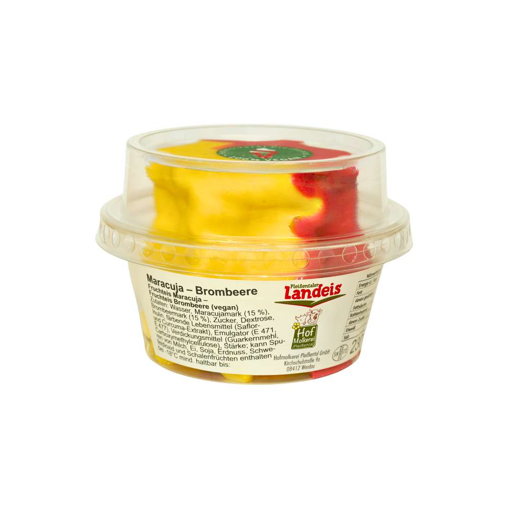 Produktabbildung Pleißentaler Landeis Eis, Maracuja-Brombeere