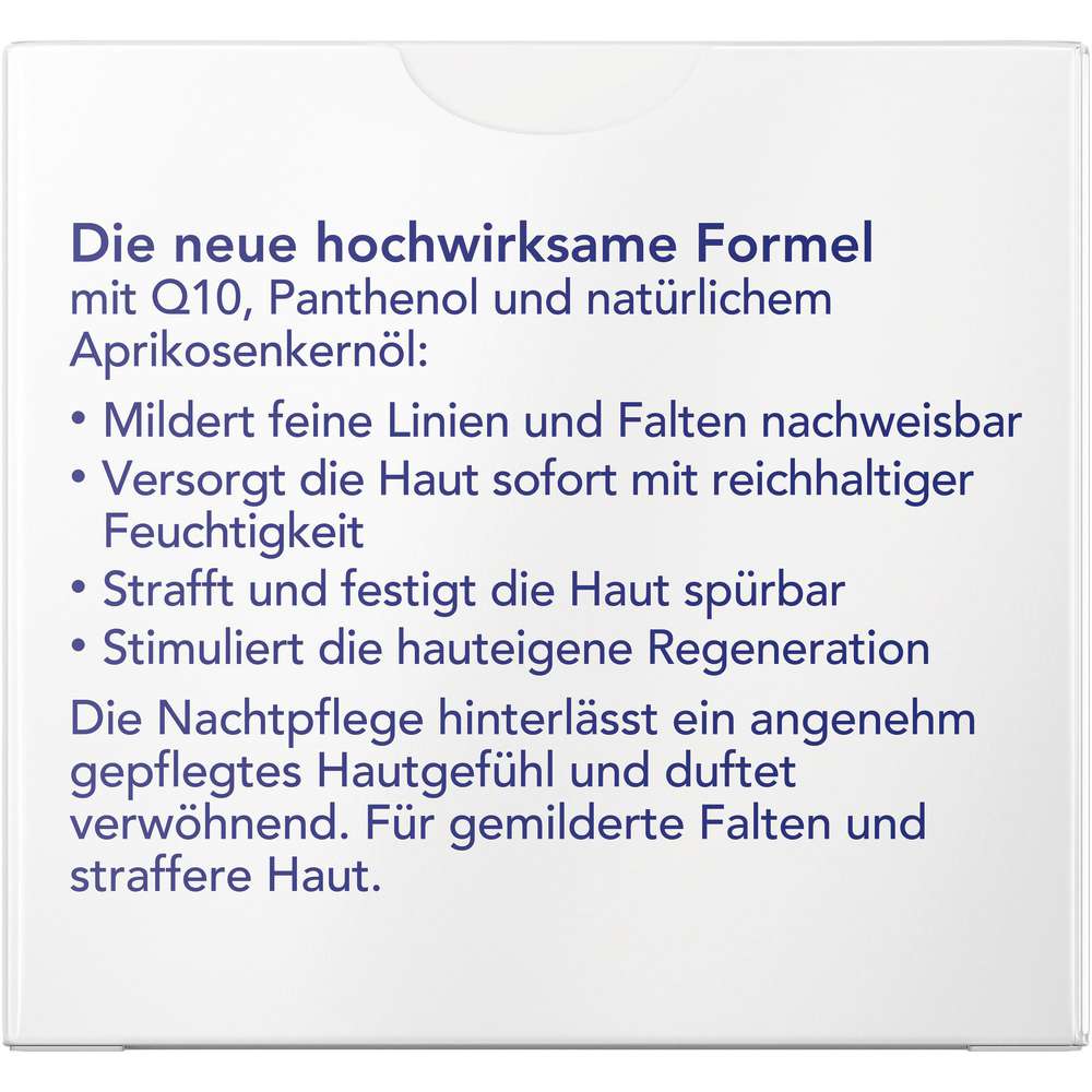 Produktabbildung Florena Nachtpflege Q10 & Aprikosenkernöl