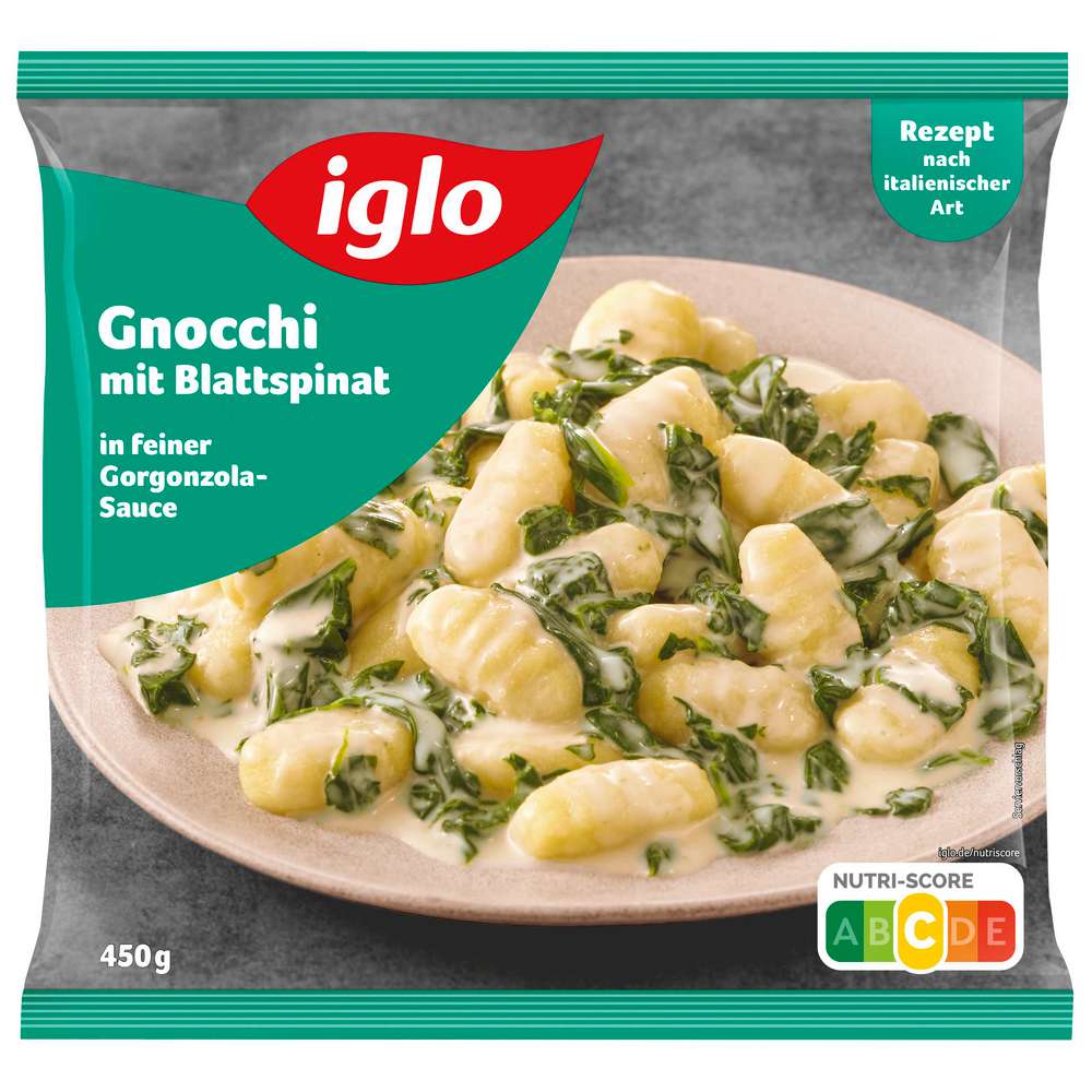 Produktabbildung Iglo Veggie Love Gnocchi Blattspinat