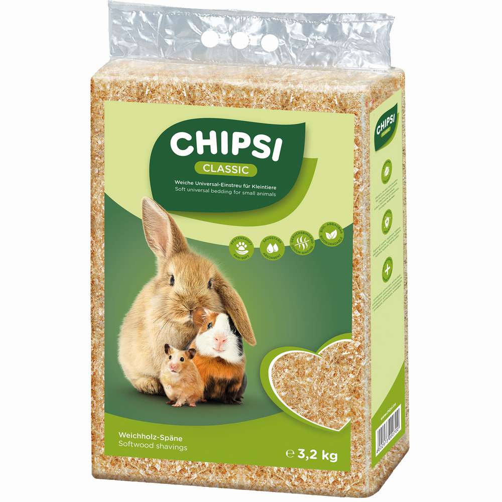 Produktabbildung Chipsi Nagetier Heimtierstreu, classic