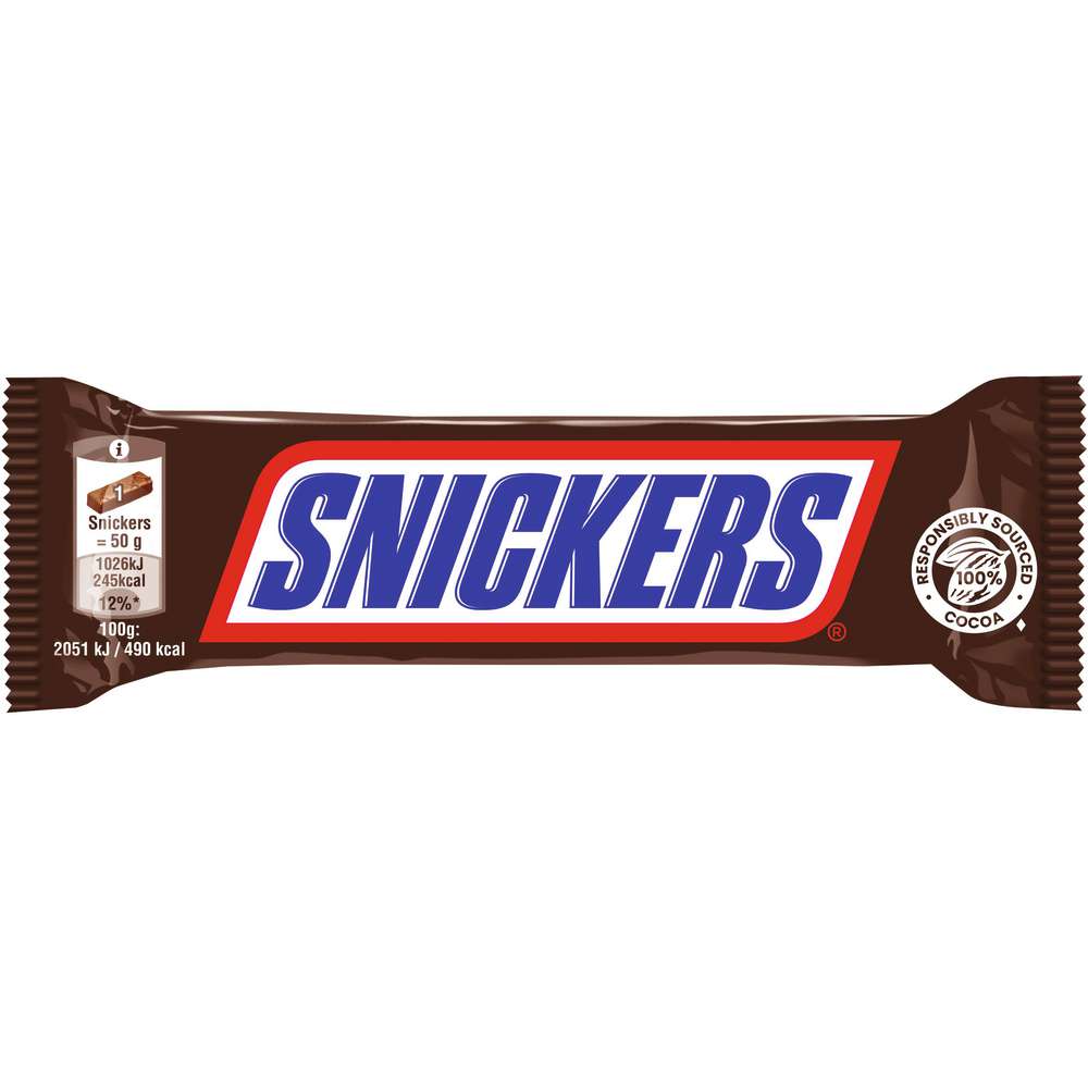 Produktabbildung Snickers Erdnuss-Karamell Schokoriegel
