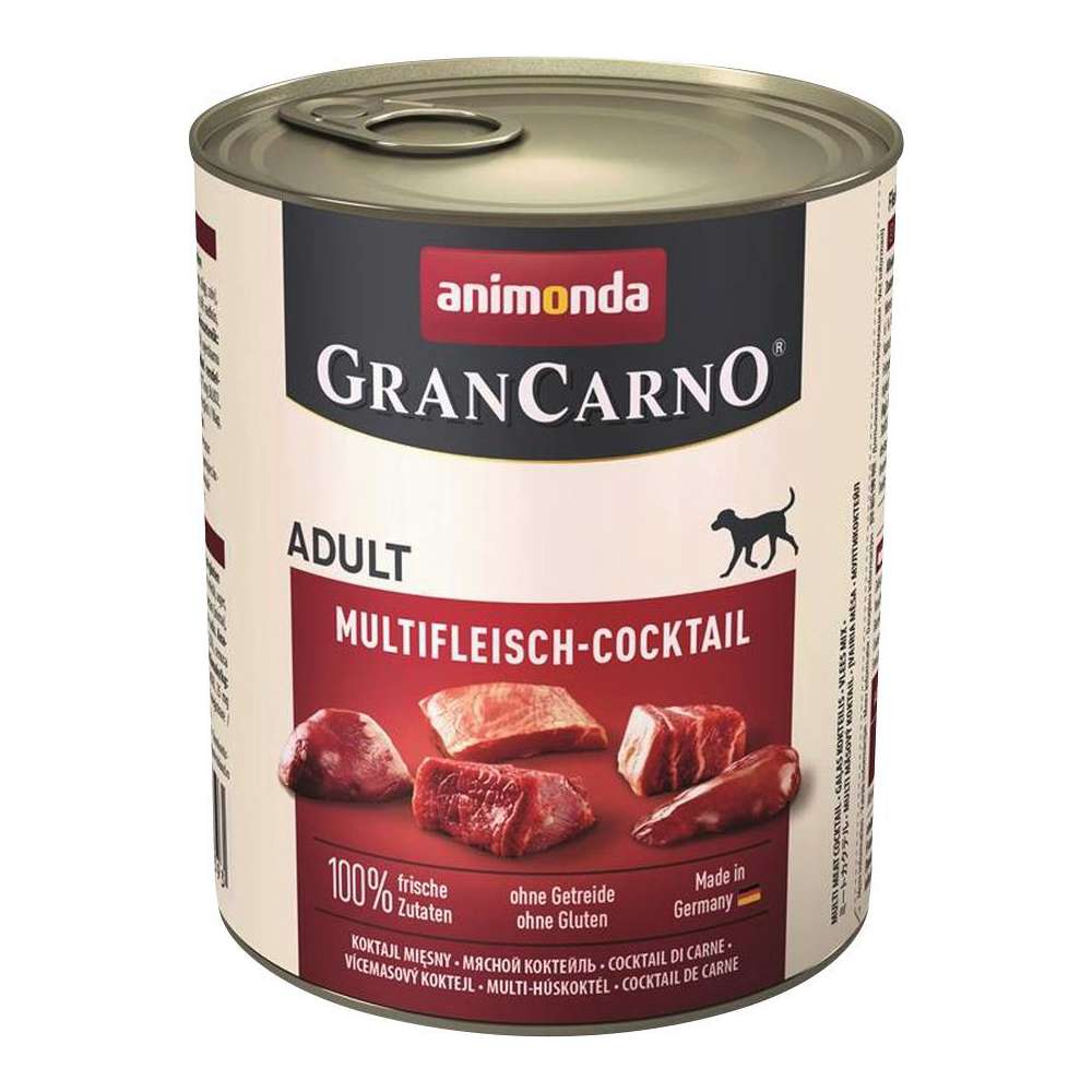 Produktabbildung animonda Hunde-Nassfutter Gran Carno Adult, Multifleisch-Cocktail