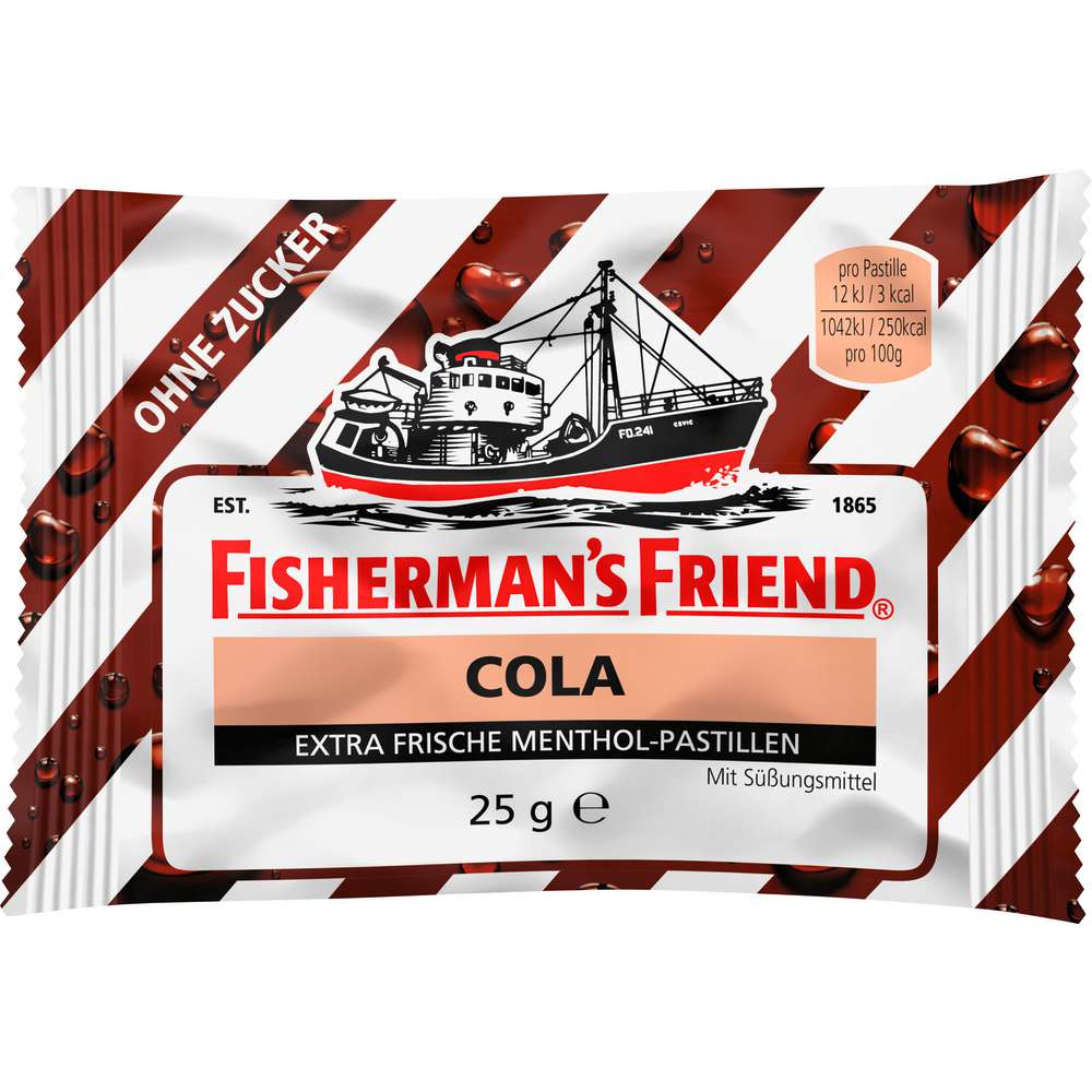 Produktabbildung Fisherman's Friend Cola Pastillen, ohne Zucker