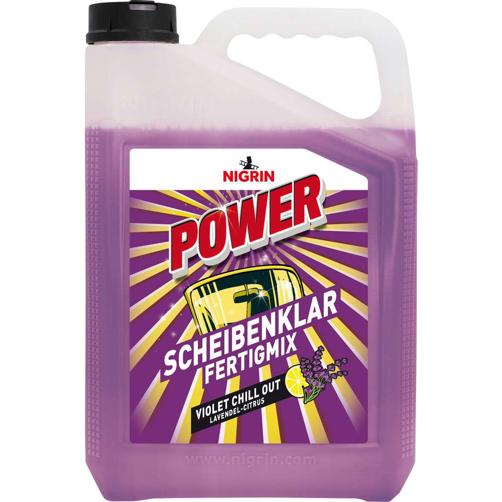 Produktabbildung Nigrin Power Scheibenklar Fertigmix Lavendel-Citrus