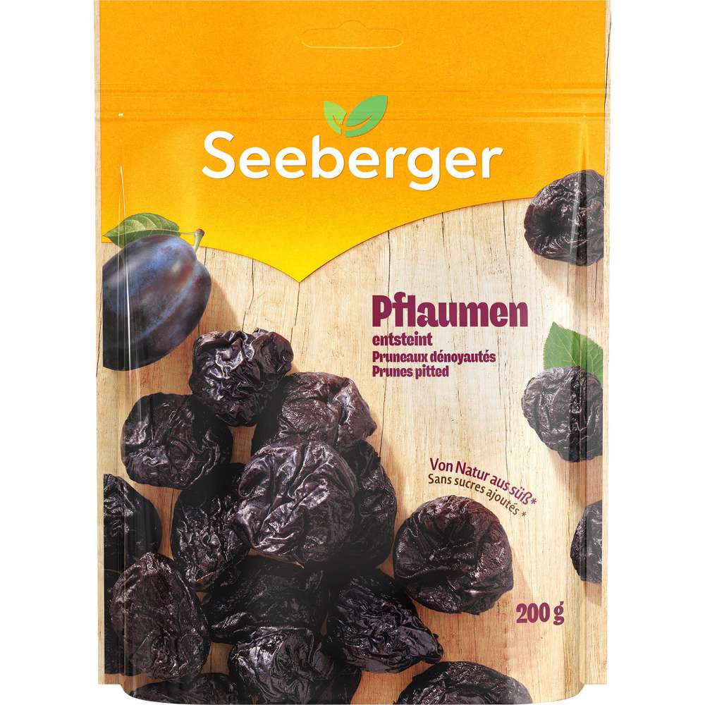 Produktabbildung Seeberger Pflaumen, entsteint & getrocknet