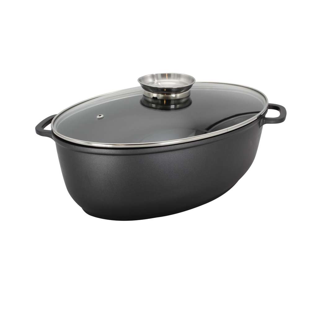 Produktabbildung Krüger Karl Gänsebräter Delta 38cm, schwarz