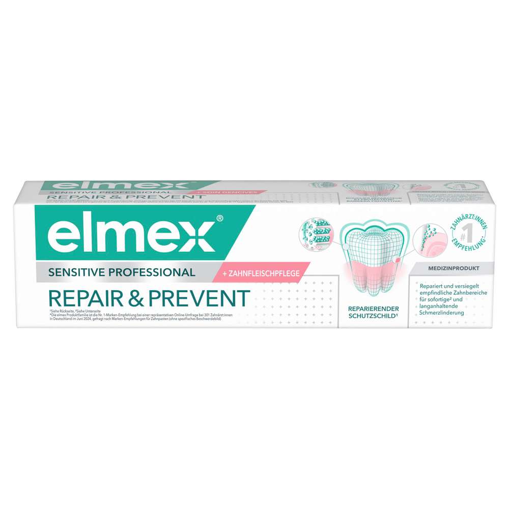 Produktabbildung elmex Zahncreme, Professional Repair & Prevent