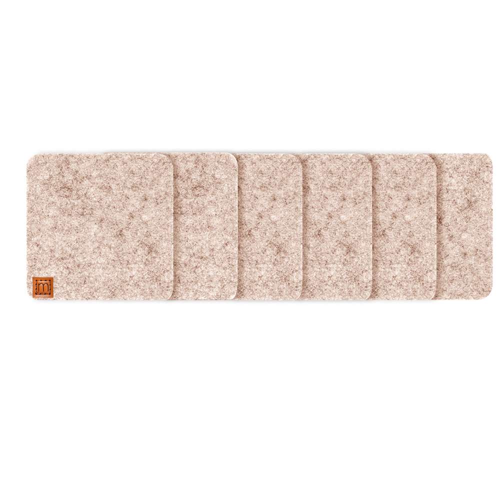 Produktabbildung miqio Glasuntersetzer Filz