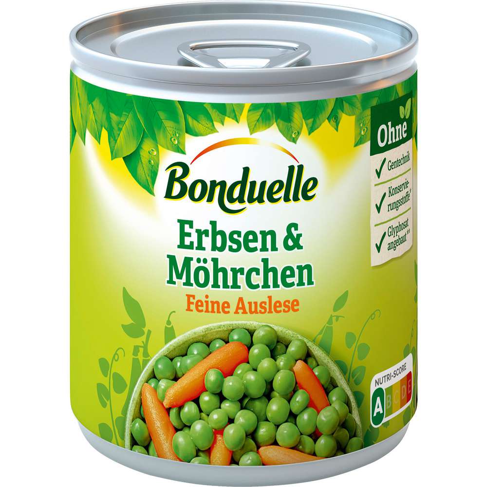 Produktabbildung Bonduelle Erbsen & Möhrchen, feine Auslese
