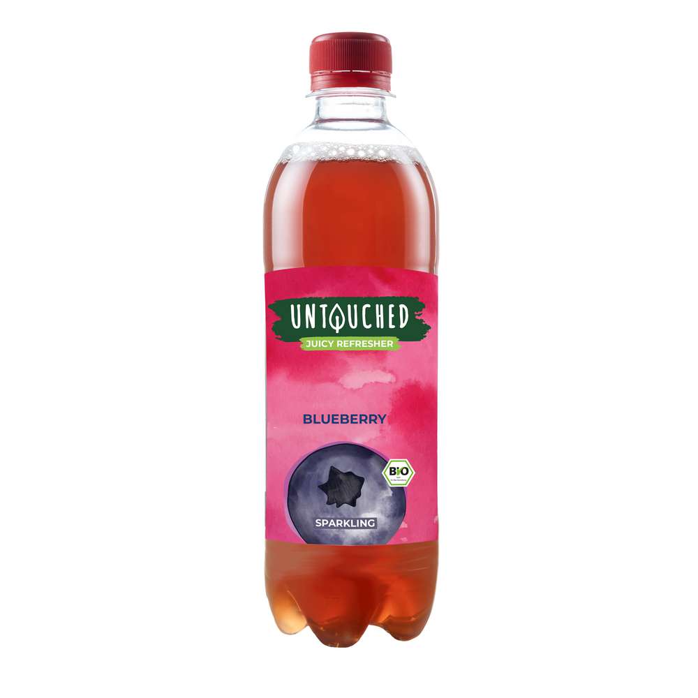 Produktabbildung Untouched Bio Limonade Juicy Blueberry Sparkling