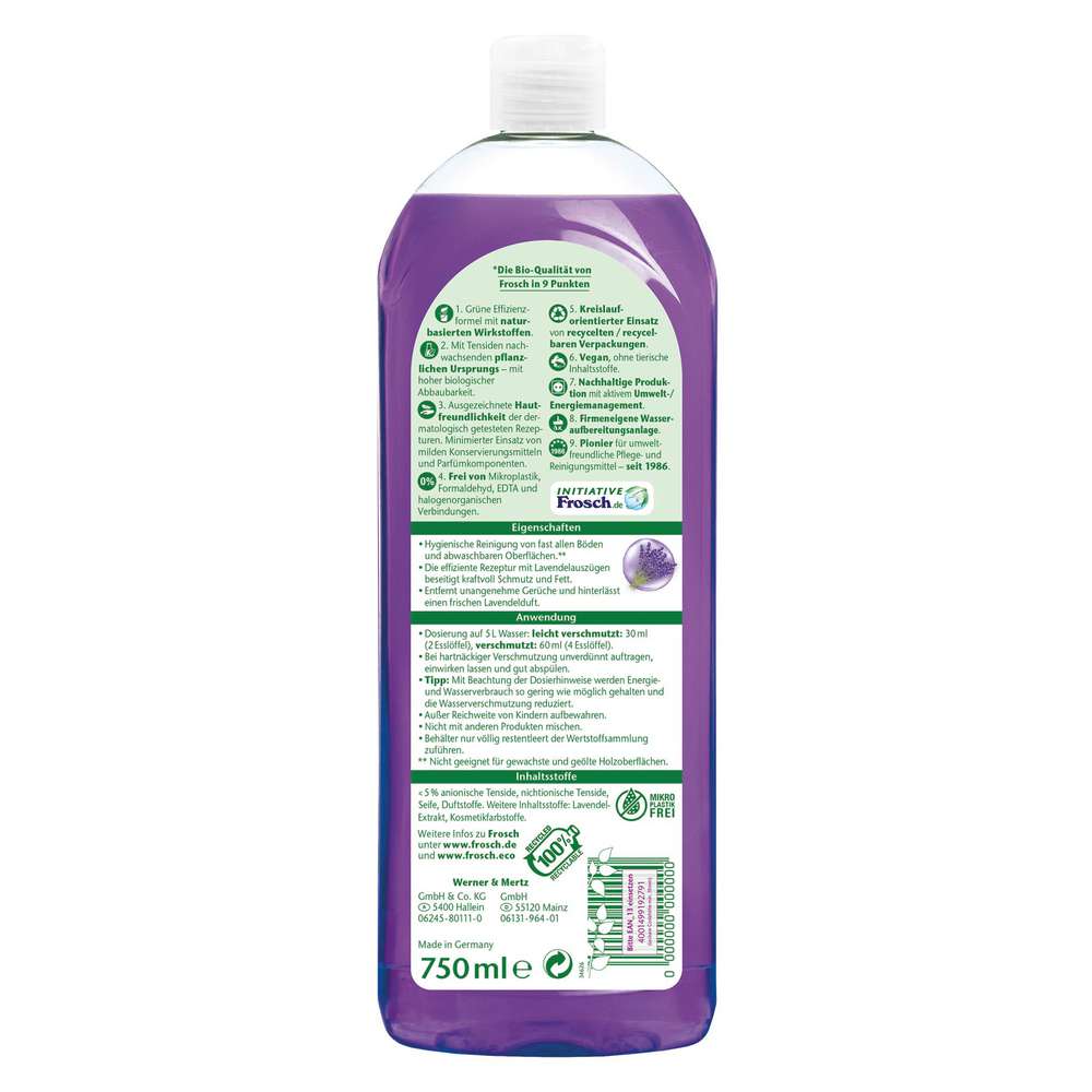 Produktabbildung Frosch Allzweckreiniger, Lavendel
