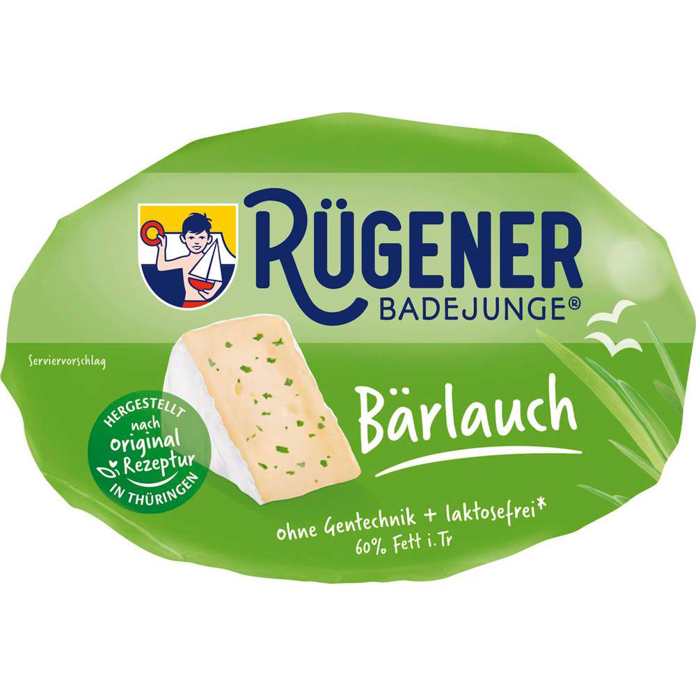 Produktabbildung Rügener Badejunge Camembert Der feine Bärlauch laktosefrei