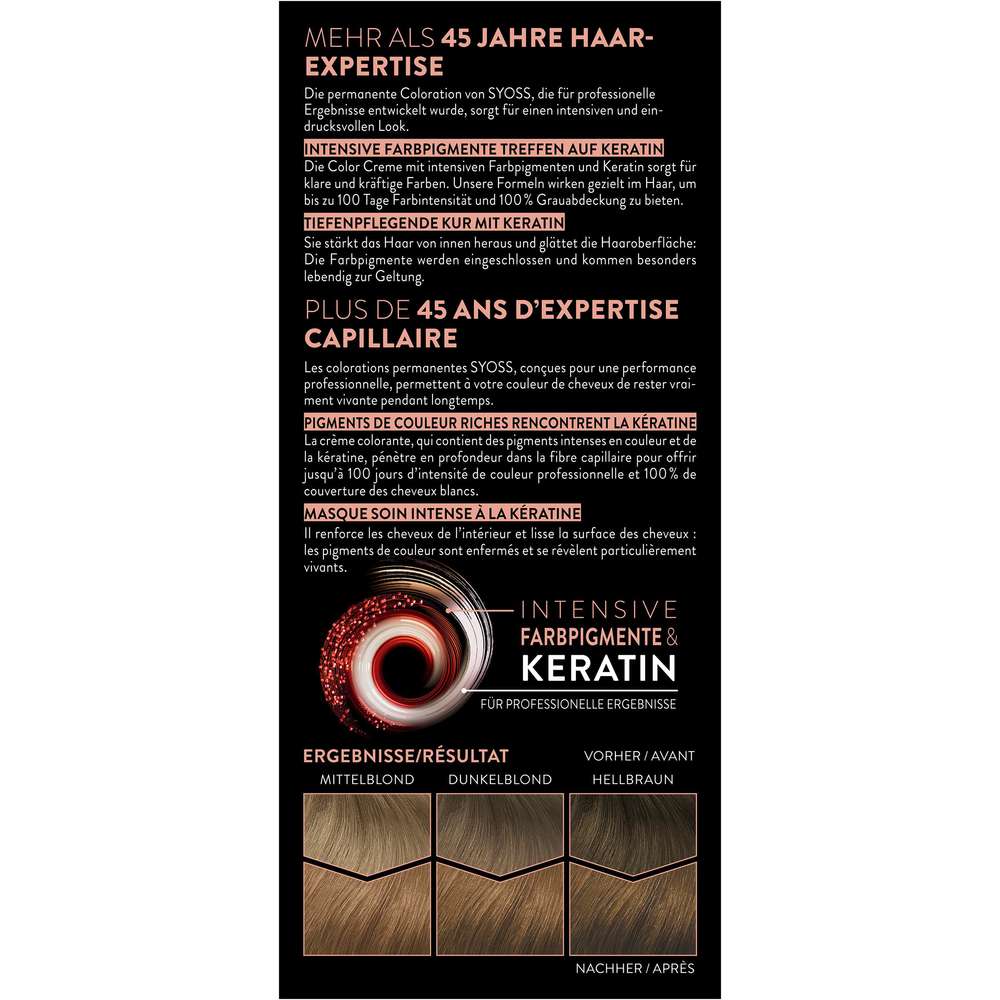 Produktabbildung Syoss Permanente Coloration 6_8 Dunkelblond