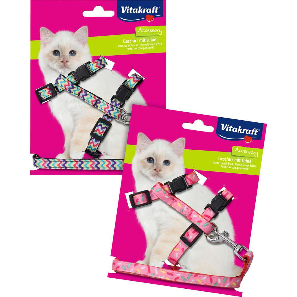 Produktabbildung Vitakraft Katzen Geschirr mit Leine