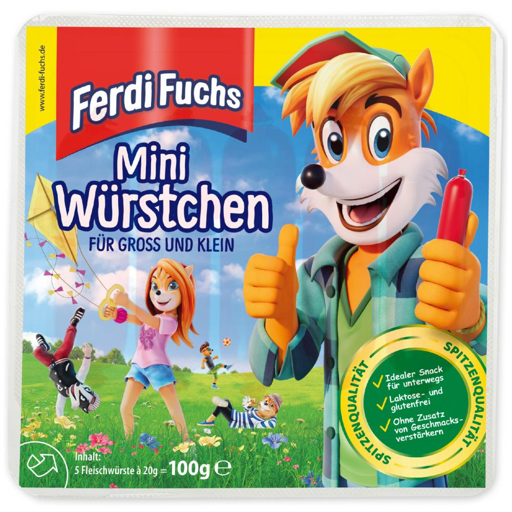 Produktabbildung keine Marke Ferdi Fuchs Mini Würstchen, 5 x 20 g