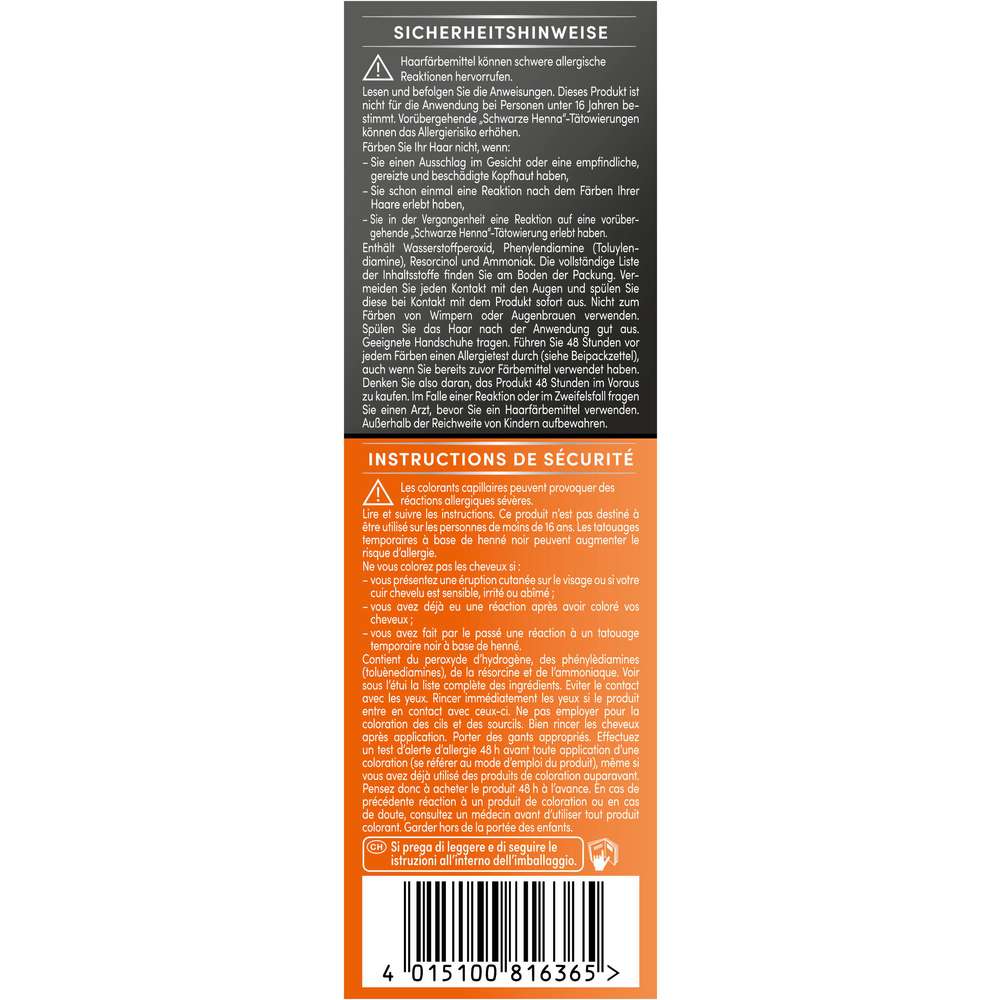 Produktabbildung Schwarzkopf Ansatzset Haarfarbe, A2 Goldbraun