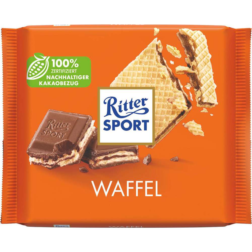 Produktabbildung Ritter Sport Tafelschokolade, Waffel