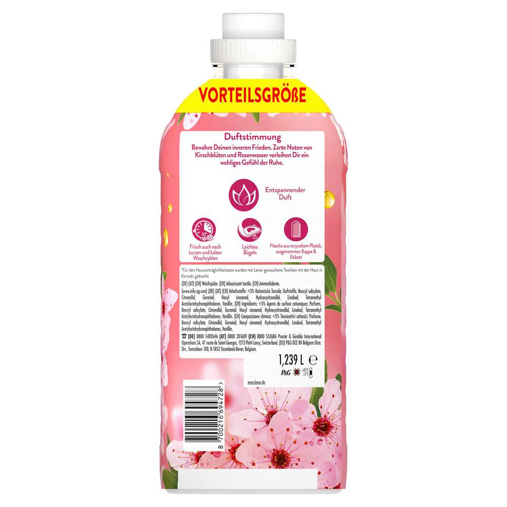 Produktabbildung Lenor Weichspüler Premium, Kirschblüte