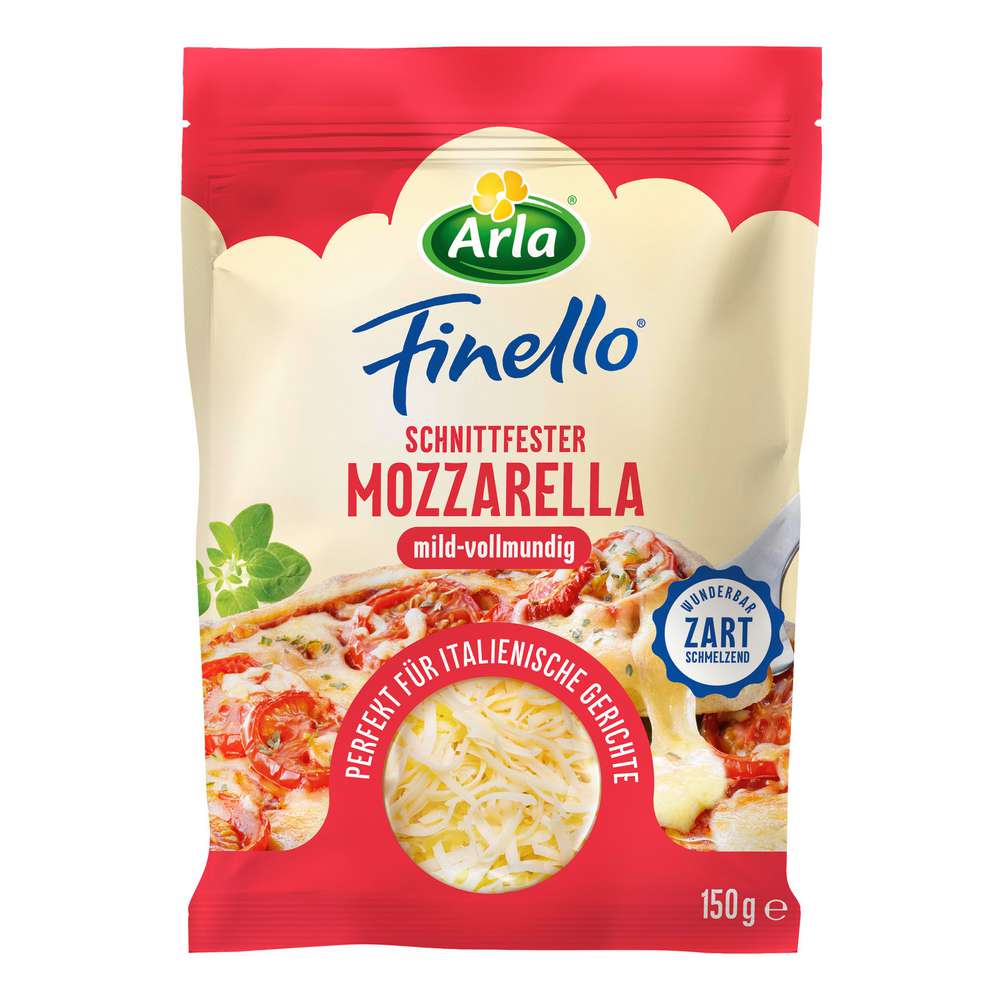 Produktabbildung Arla Finello Käse gerieben, Pizza