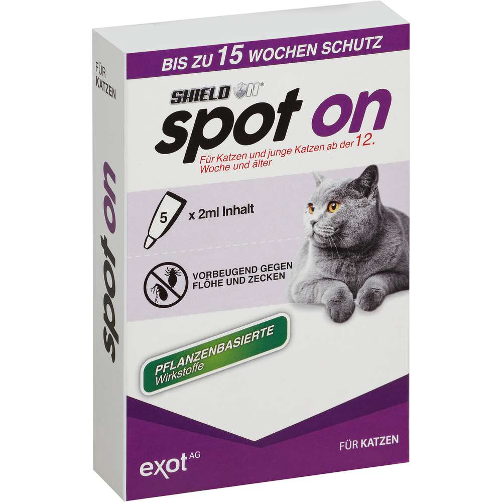 Produktabbildung Shield N Zeckenschutz für junge Katzen Spot on