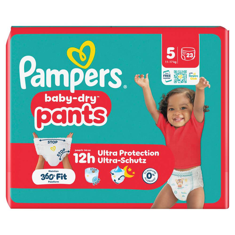 Produktabbildung Pampers Baby Pants Baby Dry Gr.5 Junior 11-17 kg